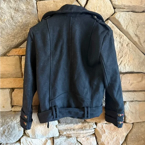 New🌟Free People Cecelia Peacoat - Classic Black-S